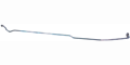 Mustang Polished Hood Prop Rod