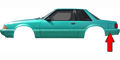 Mustang Quarter Panel Molding 